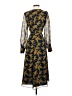 Boden 100% Polyester Print Blue Casual Dress Size 2 - photo 2