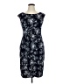 metaphor Graphic Blue Cocktail Dress Size 14 - photo 1