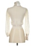 Zara Ivory Long Sleeve Top Size S - photo 2