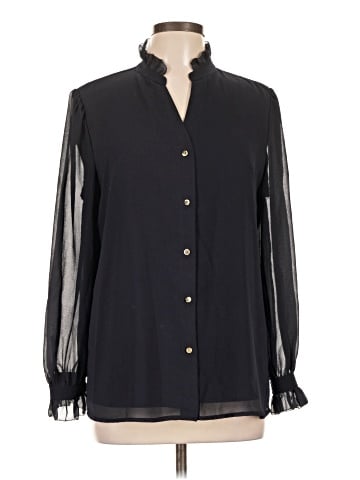 Carmen Carmen Marc Valvo Long Sleeve Blouse (view 1)