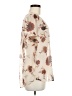 DR2 Floral Ivory Short Sleeve Blouse Size M - photo 4