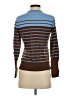 J. McLaughlin Stripes Brown Turtleneck Sweater Size S - photo 2