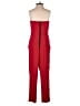 Milly Solid Red Jumpsuit Size 2 - photo 2