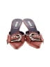 Prada 100% Leather Red Mules Size EU 37 1/2 - photo 2
