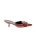 Prada 100% Leather Red Mules Size EU 37 1/2 - photo 1