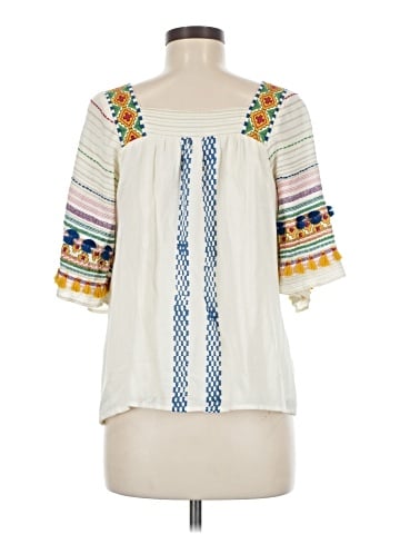 Vineet Bahl 3/4 Sleeve Blouse (view 2)
