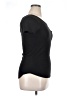 Splash Black Short Sleeve Top Size XL - photo 4