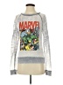 Marvel Metallic Silver Pullover Sweater Size XS - photo 1