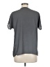 Soprano 100% Polyester Gray Short Sleeve Top Size M - photo 2