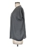 Soprano 100% Polyester Gray Short Sleeve Top Size M - photo 5