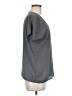 Soprano 100% Polyester Gray Short Sleeve Top Size M - photo 4