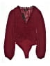 Lulus 100% Polyester Burgundy Bodysuit Size M - photo 1