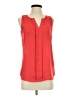 Express Outlet 100% Polyester Red Sleeveless Blouse Size S - photo 1
