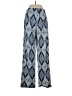 New Directions Print Blue Casual Pants Size S - photo 2