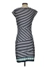 Max Studio Stripes Blue Casual Dress Size S - photo 2