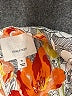 Cinq à Sept 100% Polyester Floral Orange Casual Dress Size 10 - photo 7