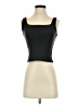 Pink Rose Black Tank Top Size S - photo 1