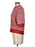 Ann Taylor Houndstooth Red Pullover Sweater Size S - photo 5