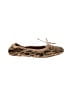 ABLE Local + Global 100% Leather Animal Print Brown Flats Size 9 1/2 - photo 1