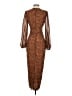 Runaway Animal Print Brown Cocktail Dress Size XS - photo 2