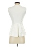 BCBGMAXAZRIA Ivory Sleeveless Blouse Size XXS - photo 2