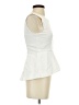 BCBGMAXAZRIA Ivory Sleeveless Blouse Size XXS - photo 4