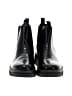 Shu Shop Animal Print Solid Black Ankle Boots Size 7 1/2 - photo 2