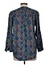 Intro Blue Long Sleeve Henley Size M (petite) - photo 2