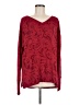 Athleta Paisley Red Pullover Sweater Size M - photo 1