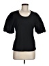 Nicole Miller Black Short Sleeve Blouse Size M - photo 1