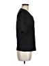 Nicole Miller Black Short Sleeve Blouse Size M - photo 4