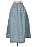 Monteau Checkered-gingham Blue Casual Skirt Size S - photo 1