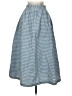 Monteau Checkered-gingham Blue Casual Skirt Size S - photo 2