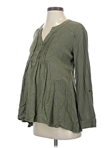 Motherhood Long Sleeve Blouse (view 1)