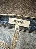 RE/DONE 100% Cotton Hearts Blue Jeans Size 28 waist - photo 4