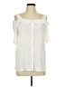 Roz & Ali 100% Polyester Ivory Sleeveless Blouse Size L - photo 1