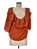 Vince Camuto 100% Polyester Orange Sleeveless Blouse Size M - photo 1