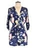 Yumi Kim Floral Blue Romper Size L - photo 1