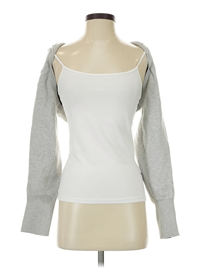 Pre-owned Wild Fable Cardigan Sweater In Silver