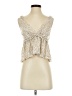 Shein 100% Polyester Ivory Sleeveless Blouse Size 4 - photo 1