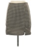 Shein Houndstooth Gray Casual Skirt Size 4 - photo 1