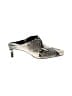 Vince Camuto 100% Leather Animal Print Ivory Mule/Clog Size 7 1/2 - photo 1