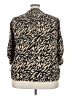 Studio 1886 Animal Print Brown Black Long Sleeve Blouse Size 18 - 20 - photo 2