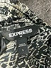 Express Outlet Black Silver Sleeveless Blouse Size L - photo 7