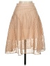 Club Monaco 100% Polyester Polka Dots Tan Casual Skirt Size 00 - photo 1