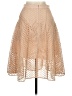 Club Monaco 100% Polyester Polka Dots Tan Casual Skirt Size 00 - photo 2