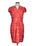 Karen Walker 100% Polyester Hearts Red Casual Dress Size 12 - photo 1
