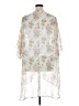 Mudd 100% Polyester Ivory Kimono Size XL - photo 2