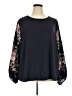 Emery Rose Black Long Sleeve Blouse Size 5XL - photo 1