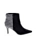 Dolce by Mojo Moxy Houndstooth Black Ankle Boots Size 8 1/2 - photo 1